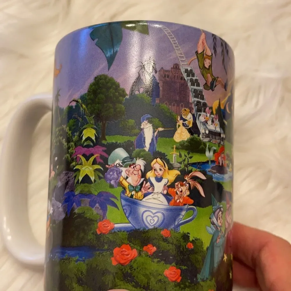 Disney Walt Disney World “Grandpa” Mug Raised Figures on Mug